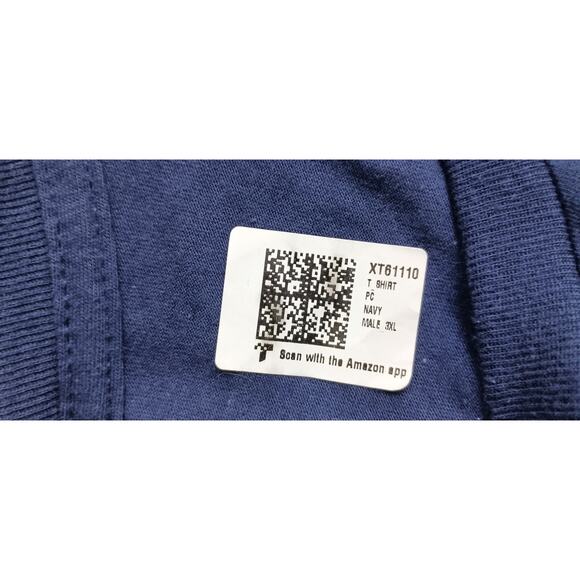 AC/DC T shirt men's size 3XL Blue NWT - Picture 5 of 6